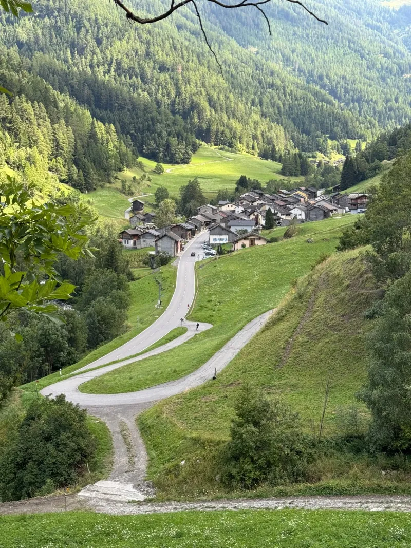 A mountain refuge on the Tour du Mont Blanc circuit